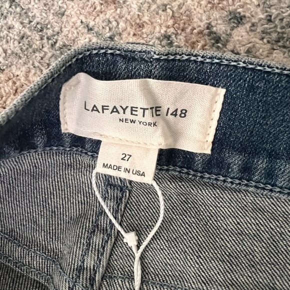 Lafayette 148 New York faded skyline jeans NEW. A2 - Picture 8 of 9